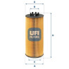 Filtro olio UFI 25.236.00