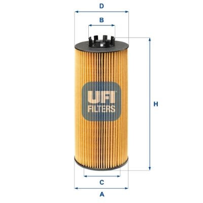 Filtro olio UFI 25.236.00
