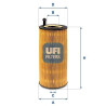 Filtro olio UFI 25.237.00