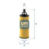 Filtro olio UFI 25.251.00