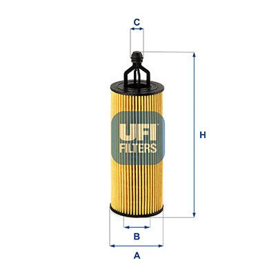 Filtro olio UFI 25.251.00