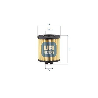Filtro olio UFI 25.283.00