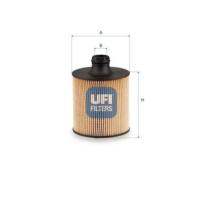 Filtro olio UFI 25.284.00