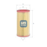 Filtro aria UFI 27.E51.00