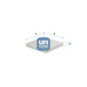 Filtro aria abitacolo UFI 53.532.00