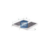 Filtro aria abitacolo UFI 54.417.00