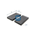Filtro aria abitacolo UFI 54.446.00