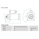 Motorino di avviamento BOSCH 0 986 022 940