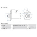 Motorino di avviamento BOSCH 0 986 025 450