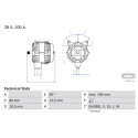 Alternatore BOSCH 0 986 042 590