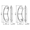Kit pastiglie freno, Freno a disco