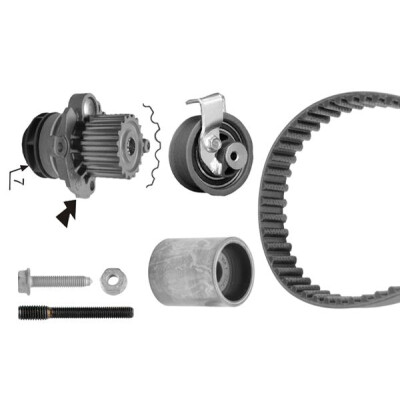 Pompa acqua + Kit cinghie dentate