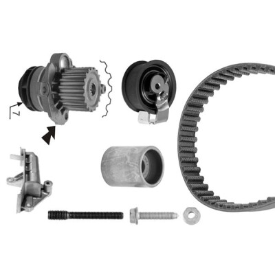 Pompa acqua + Kit cinghie dentate