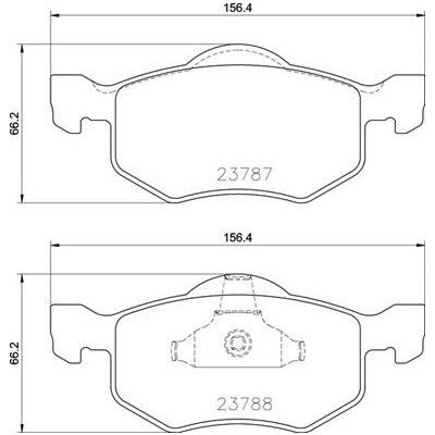 Kit pastiglie freno, Freno a disco BREMBO P 24 219