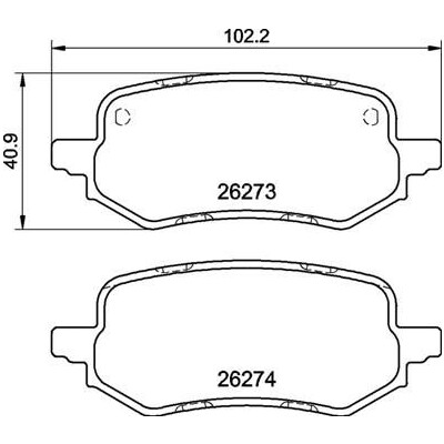 Set pastiglie freno BREMBO P 24 237