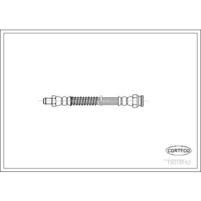 Flessibile del freno CORTECO 19018162