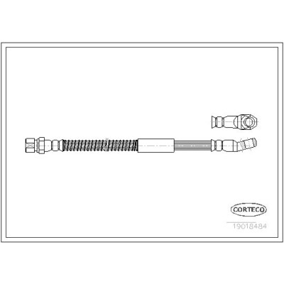 Flessibile del freno CORTECO 19018484