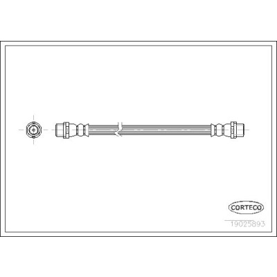 Flessibile del freno CORTECO 19025893