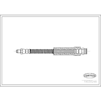 Flessibile del freno CORTECO 19030298