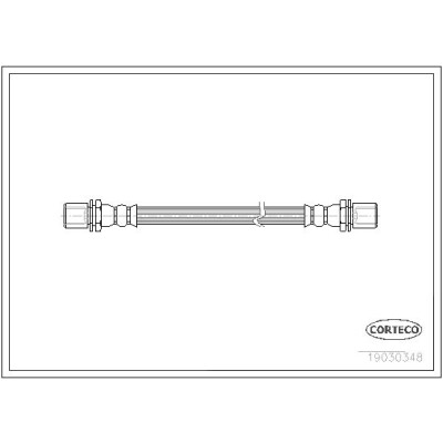 Flessibile del freno CORTECO 19030348