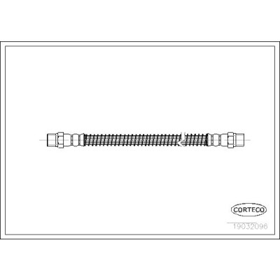 Flessibile del freno CORTECO 19032096