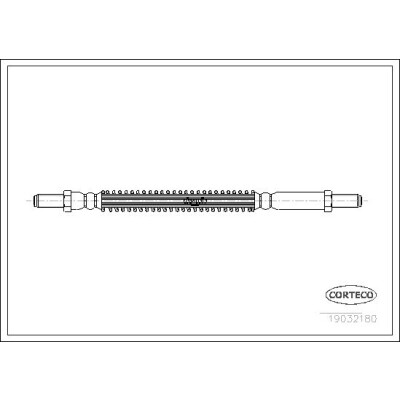 Flessibile del freno CORTECO 19032180