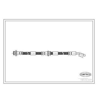 Flessibile del freno CORTECO 19032329
