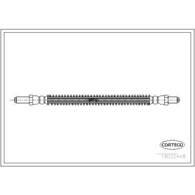 Flessibile del freno CORTECO 19032448