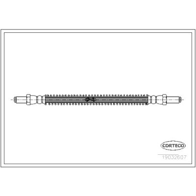 Flessibile del freno CORTECO 19032607