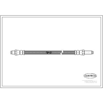 Flessibile del freno CORTECO 19032610