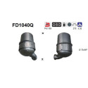 Filtro antiparticolato / particellare, Impianto gas scarico
