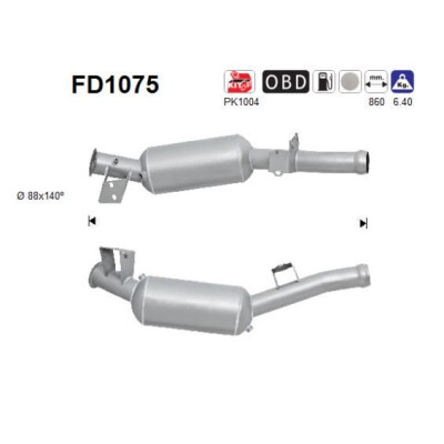 Filtro antiparticolato / particellare, Impianto gas scarico