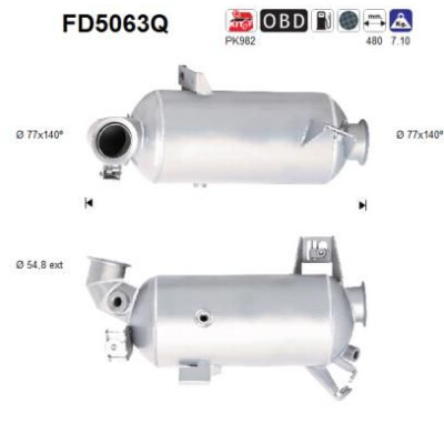 Filtro antiparticolato / particellare, Impianto gas scarico