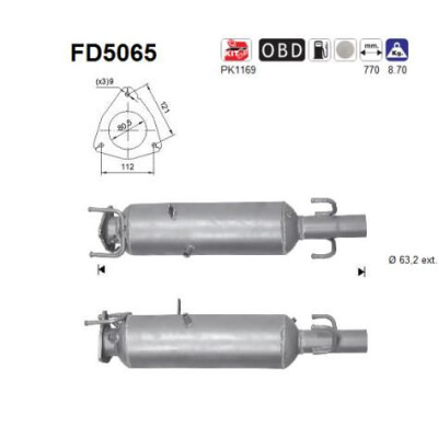 Filtro antiparticolato / particellare, Impianto gas scarico