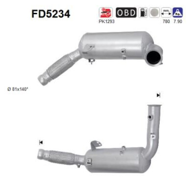 Filtro antiparticolato / particellare, Impianto gas scarico