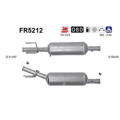 Filtro antiparticolato / particellare, Impianto gas scarico