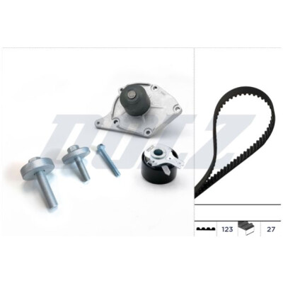 Pompa acqua + Kit cinghie dentate