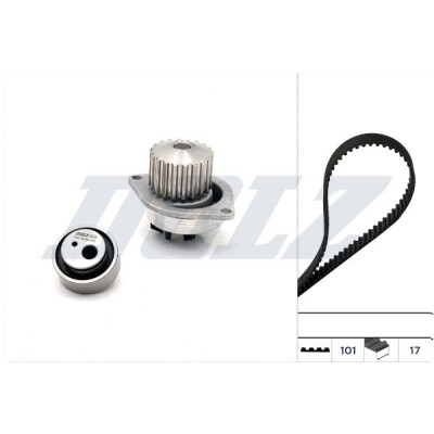 Pompa acqua + Kit cinghie dentate