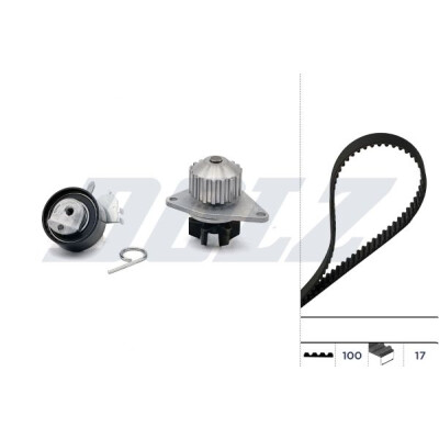 Pompa acqua + Kit cinghie dentate