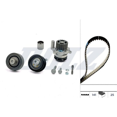 Pompa acqua + Kit cinghie dentate