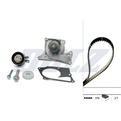 Kit pompa acqua + cinghia di distribuzione DOLZ KD113
