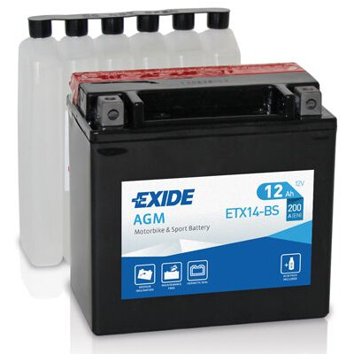 Batteria di avviamento EXIDE ETX14-BS