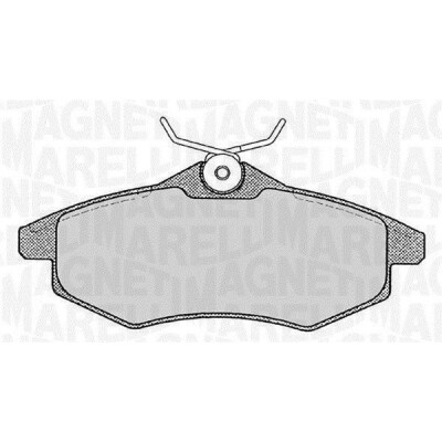 Kit pastiglie freno, Freno a disco MAGNETI MARELLI 363916060173