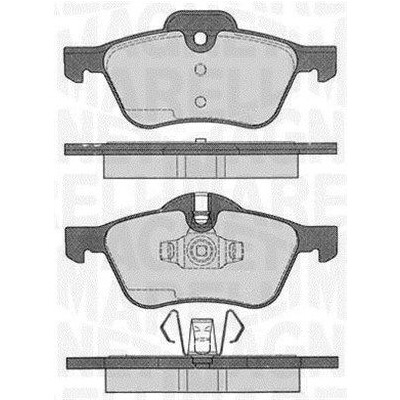 Kit pastiglie freno, Freno a disco MAGNETI MARELLI 363916060332