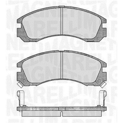 Kit pastiglie freno, Freno a disco MAGNETI MARELLI 363916060339