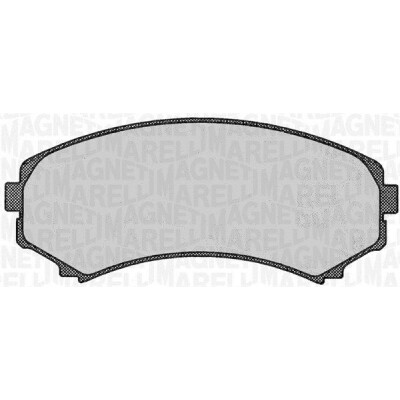 Kit pastiglie freno, Freno a disco MAGNETI MARELLI 363916060342