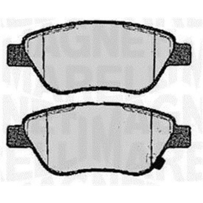 Kit pastiglie freno, Freno a disco MAGNETI MARELLI 363916060361
