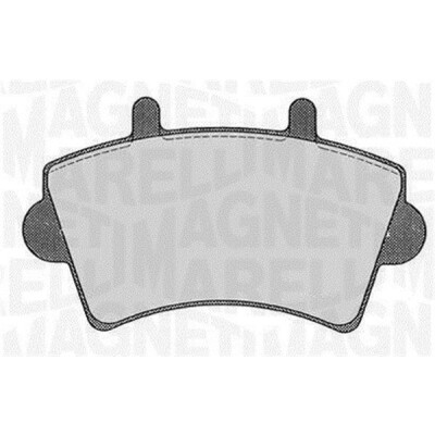 Kit pastiglie freno, Freno a disco MAGNETI MARELLI 363916060366