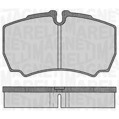 Kit pastiglie freno, Freno a disco MAGNETI MARELLI 363916060434