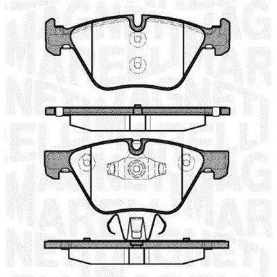 Kit pastiglie freno, Freno a disco MAGNETI MARELLI 363916060507